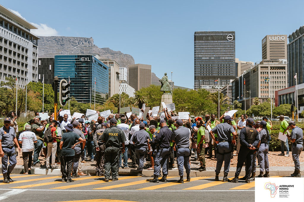AMI march to Mining Indaba in Cape Town